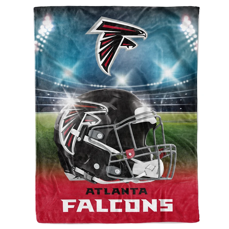 Couverture de lumières de stade 60" x 80" des Falcons d'Atlanta
