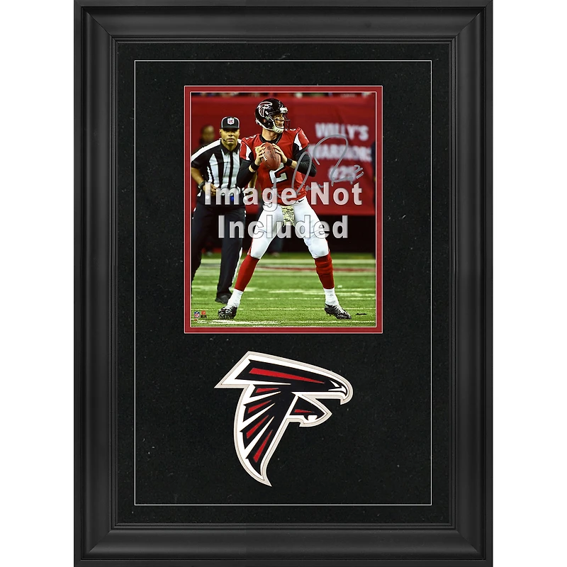 Cadre photo vertical de luxe 8'' x 10'' Atlanta Falcons avec logo de l'équipe