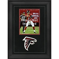 Cadre photo vertical de luxe 8'' x 10'' Atlanta Falcons avec logo de l'équipe