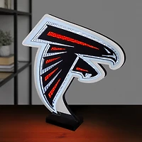 Lumière LED Infinity avec logo des Falcons d'Atlanta