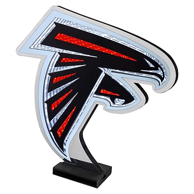 Lumière LED Infinity avec logo des Falcons d'Atlanta
