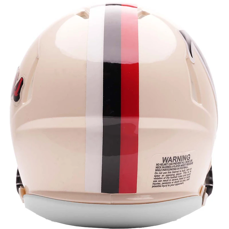 Mini casque de vitesse de la collection rétro Riddell des Falcons d'Atlanta