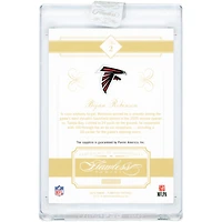 Bijan Robinson Atlanta Falcons 2025 Panini Flawless Anniversary Sapphire Jewel Relic #2 #10/20 Card