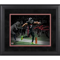 Bijan Robinson Atlanta Falcons Facsimile Signature Framed 11" x 14" Spotlight Photograph
