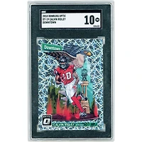 Calvin Ridley Atlanta Falcons 2018 Panini Donruss Optic Downtown #DT-19 SGC Authenticated 10 Card
