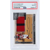 Carte relique authentifiée 8 couleurs Panini One 2018 autographiée Calvin Ridley des Atlanta Falcons #15 #25/199 PSA