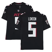 Drake London Atlanta Falcons Autographed Black Nike Vapor F.U.S.E. Limited Jersey