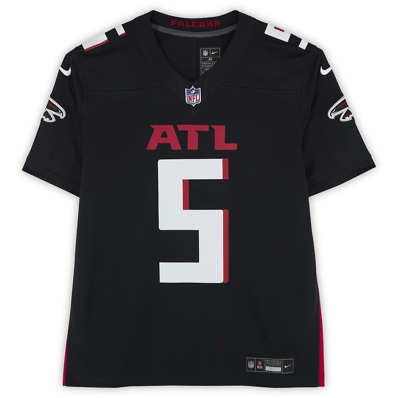 Drake London Atlanta Falcons Autographed Black Nike Vapor F.U.S.E. Limited Jersey