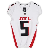Drake London Atlanta Falcons Autographed Game-Used #5 White Nike Jersey vs. Carolina Panthers on September 21, 2025 with "GU 9-21-21 vs. CAR" Inscription