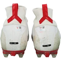 Drake London Atlanta Falcons Autographed Game-Used White Nike Cleats from the 2025-26 NFL Season