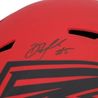 Drake London Atlanta Falcons Autographed Riddell Rave Speed Replica Helmet