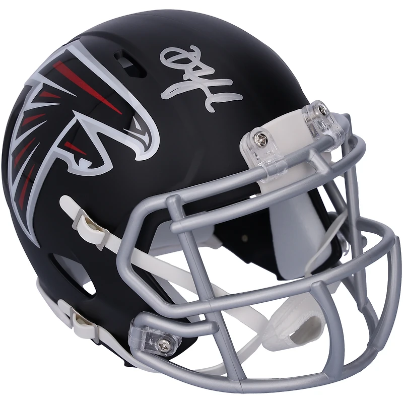 Casque Riddell Speed Mini autographié par Drake London Atlanta Falcons