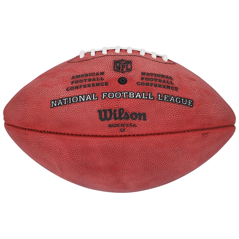 Ballon de football américain Wilson Duke en couleur, autographié par Drake London des Atlanta Falcons