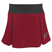 Ensemble deux pièces pour filles d'âge préscolaire avec culotte bouffante Atlanta Falcons Spirit Cheerleader Red