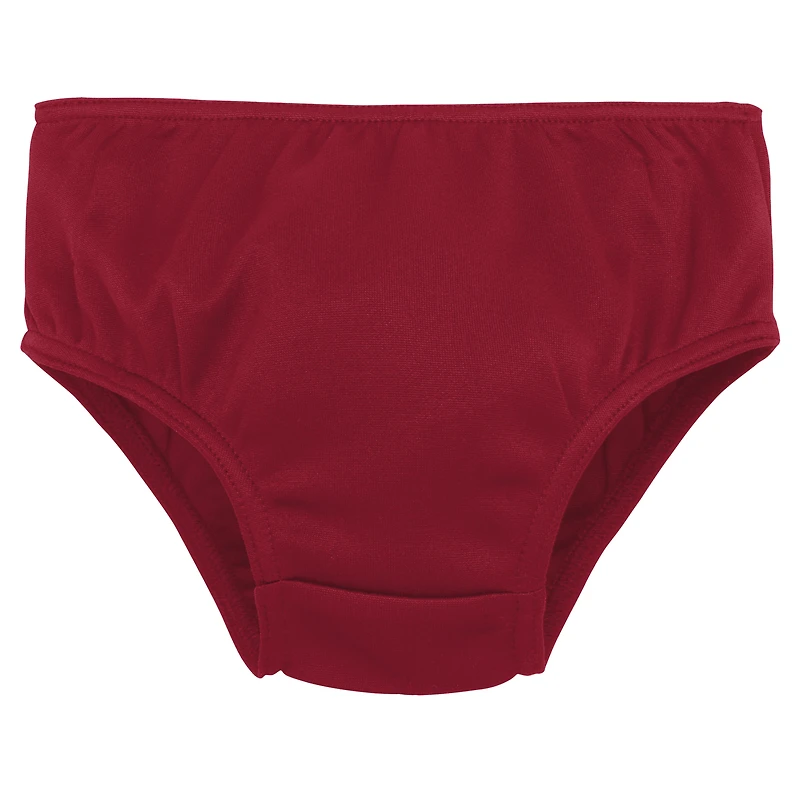 Ensemble deux pièces pour filles d'âge préscolaire avec culotte bouffante Atlanta Falcons Spirit Cheerleader Red