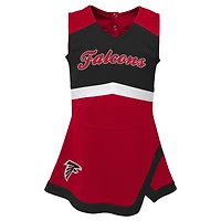 Ensemble robe pull et bloomer rouge Atlanta Falcons pour tout-petits filles