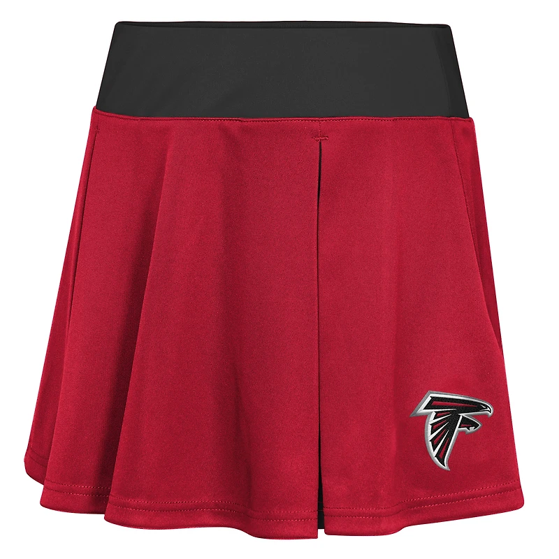 Ensemble deux pièces de pom-pom girl rouge Atlanta Falcons Spirit pour jeunes filles