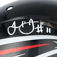 Casque Riddell Speed ​​Authentic rétro 2003-2019 autographié par Julio Jones (Atlanta Falcons)