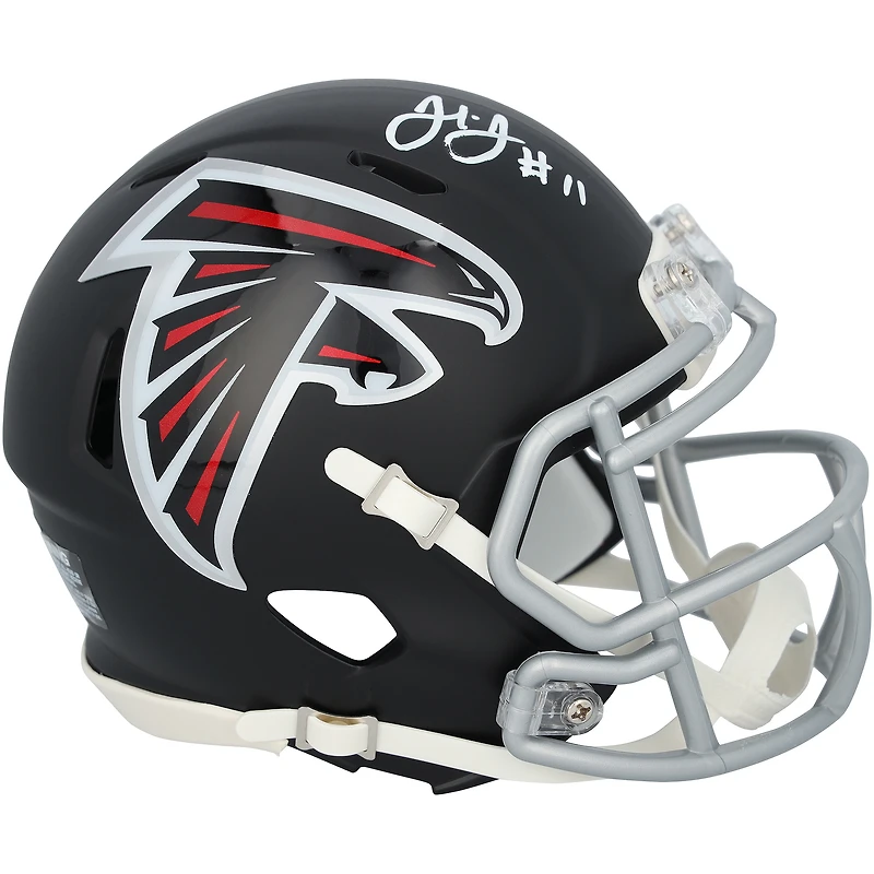 Casque Riddell OVO Speed Mini autographié par Julio Jones (Atlanta Falcons)