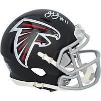 Casque Riddell OVO Speed ​​Mini autographié par Julio Jones (Atlanta Falcons)