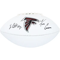 Kirk Cousins & Kyle Pitts Atlanta Falcons Autographed Franklin White Panel Football 
