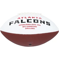 Kirk Cousins & Kyle Pitts Atlanta Falcons Autographed Franklin White Panel Football 
