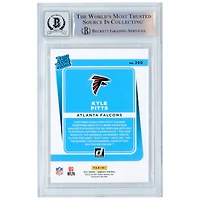 Kyle Pitts Atlanta Falcons Autographed 2021 Donruss Rated Rookies #260 Beckett Fanatics Witnessed Authenticated Rookie Card