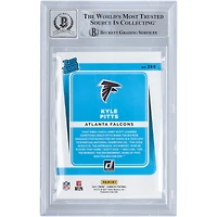 Kyle Pitts Atlanta Falcons Autographed 2021 Panini Donruss #260 BAS Authenticated Rookie Card
