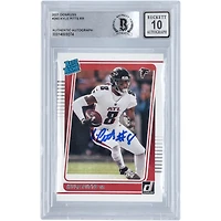 Kyle Pitts Atlanta Falcons Autographed 2021 Panini Donruss #260 BAS Authenticated Rookie Card