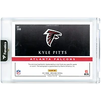 Carte de recrue autographiée de Kyle Pitts (Atlanta Falcons) 2021 Panini Impeccable Elegance Dual-Color Jersey Relics #110 #15/75