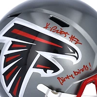 Kyle Pitts Atlanta Falcons Autographed Riddell Flash Alternate Speed Replica Helmet with "Dirty Birds!" Inscription