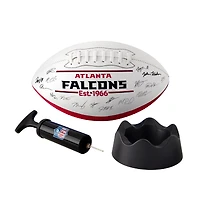 Ballon de football américain autographié Logo Brands Atlanta Falcons 2025