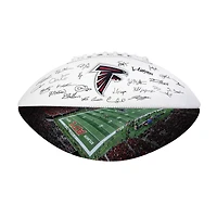 Ballon de football américain autographié Logo Brands Atlanta Falcons 2025