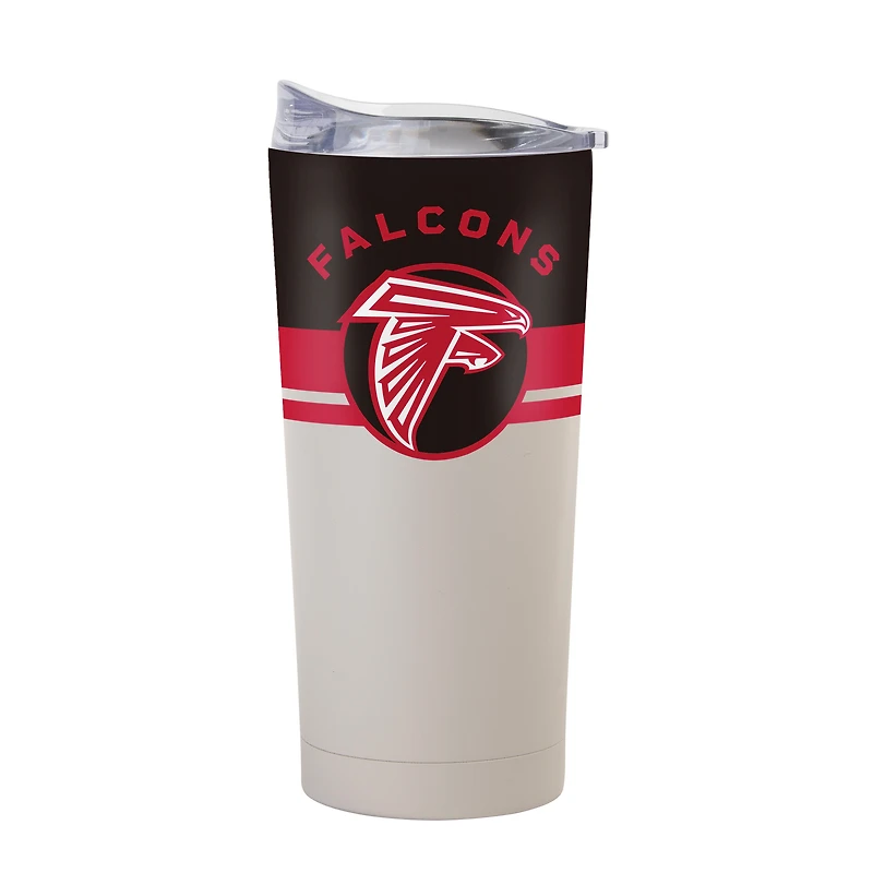 Gobelet isotherme 20 oz à revêtement en poudre Horizon, logo Atlanta Falcons