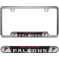 Cadre de plaque d'immatriculation en relief des Falcons d'Atlanta