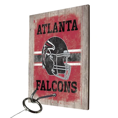 Jeu de lancer d'anneaux des Falcons d'Atlanta avec les logos