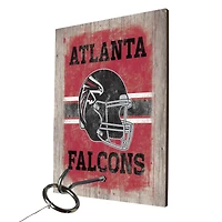 Jeu de lancer d'anneaux des Falcons d'Atlanta avec les logos