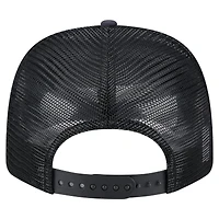 Men's New Era  Navy/Black Atlanta Falcons Adventure Drinks Pattern 9SEVENTY Stretch-Snap Hat