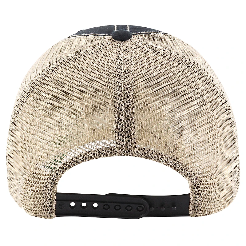 Casquette ajustable pour homme Atlanta Falcons Trawler Clean Up Trucker '47 noire/naturelle