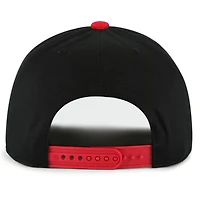 Men's '47 Black/Red Atlanta Falcons Sundays Sure Shot Hitch Two-Tone Adjustable Hat