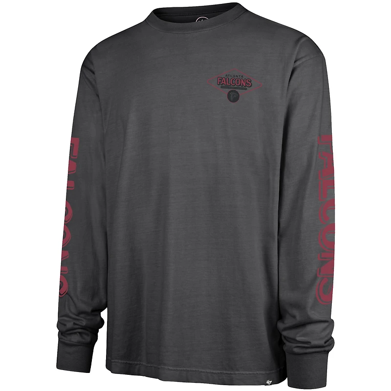 T-shirt à manches longues noir '47 Atlanta Falcons Cairn Ravine Foundation pour homme