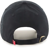 Men's '47 Black Atlanta Falcons Clean Up Adjustable Hat