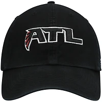 Men's '47 Black Atlanta Falcons Clean Up Alternate Adjustable Hat