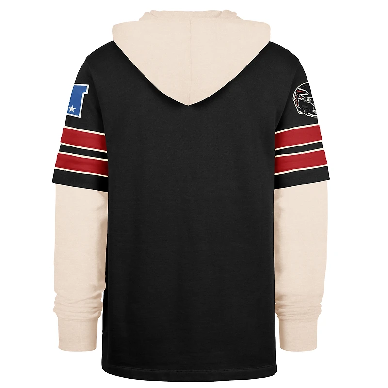 Sweat à capuche noir '47 Atlanta Falcons Split Zone Cornerback Duo pour homme