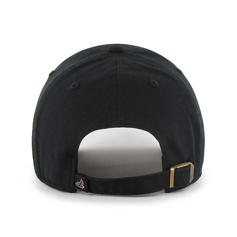 Men's '47 Black Atlanta Falcons Team Pride Clean Up Adjustable Hat