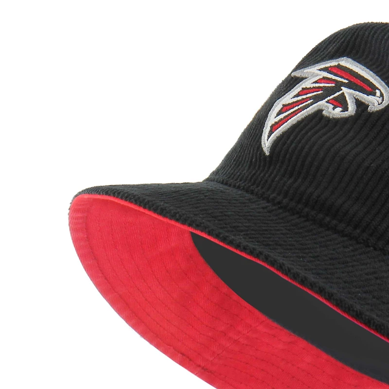 Chapeau bob en cordon épais noir Atlanta Falcons '47 pour hommes