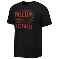 T-shirt pour homme '47 noir Atlanta Falcons Wordmark Rider Franklin