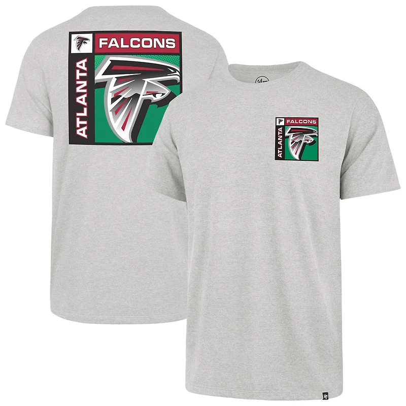 T-shirt Franklin gris chromé des Falcons d'Atlanta pour homme, modèle 1947