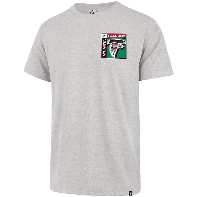 T-shirt Franklin gris chromé des Falcons d'Atlanta pour homme, modèle 1947