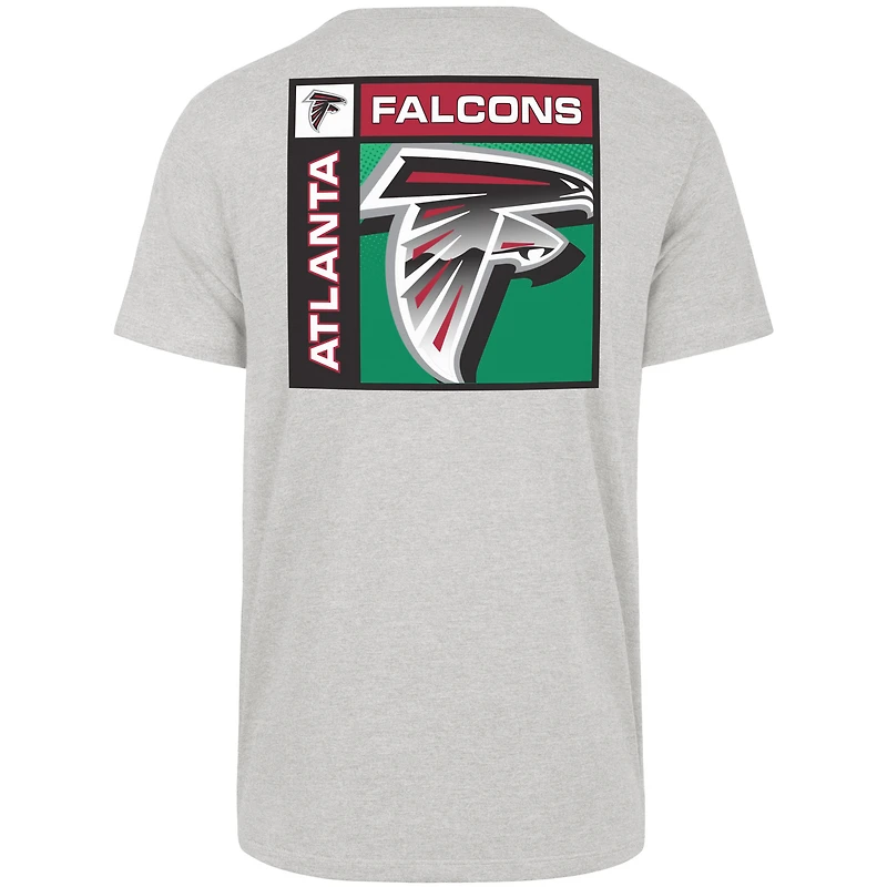 T-shirt Franklin gris chromé des Falcons d'Atlanta pour homme, modèle 1947
